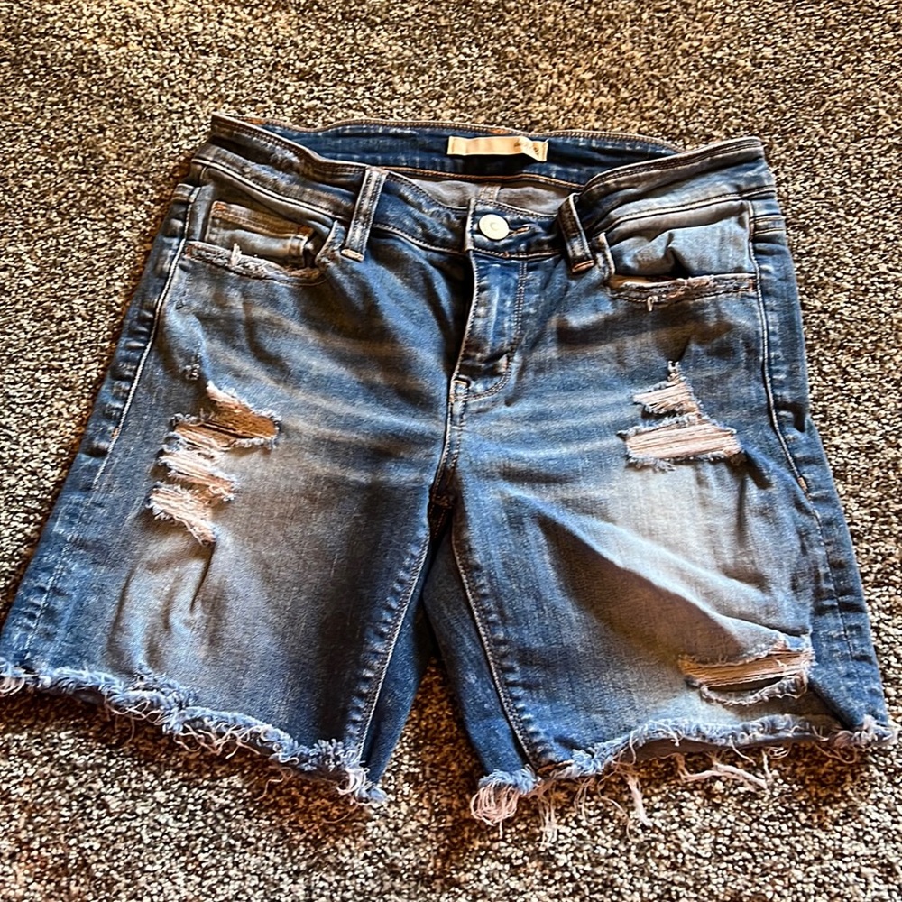 Denim shorts